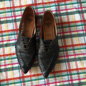 Fluevog - Coolest Ella - Woven Huarache Lace up